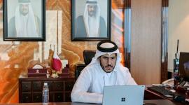 سعادة الشيخ محمد بن حمد بن قاسم العبدالله آل ثاني وزير التجارة والصناعة