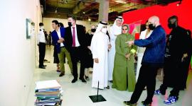 جانب من افتتاح المعرض