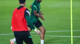 من تدريبات المنتخب السعودي
