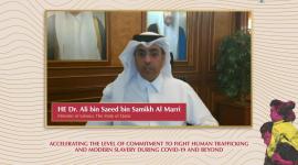 سعادة الدكتور علي بن صميخ المري وزير العمل