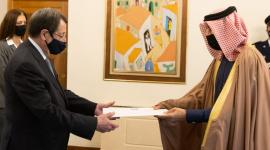 الرئيس القبرصي يتسلم أوراق اعتماد سفير دولة قطر