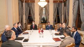 نائب رئيس مجلس الوزراء وزير الدولة لشؤون الدفاع يجتمع مع وزير الدفاع الوطني التركي