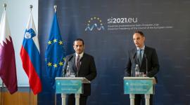 مؤتمر صحفي مشترك بين وزير الخارجية ونظيره في جمهورية سلوفينيا