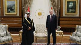 الرئيس التركي يتسلم أوراق اعتماد سفير دولة قطر
