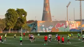 من تدريبات المنتخب المصري