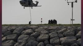 ضباط مشاركون في تمرين "وطن"