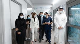 سعادة وزير الصحة برفقة نائب رئيس الدومينيكان خلال زيارة المركز