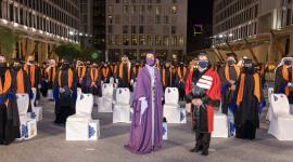 جانب من حفل التخرج