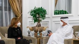 نائب رئيس مجلس الوزراء وزير الخارجية يجتمع مع نائبة رئيس جمهورية الدومينيكان والوفد المرافق لها