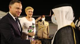 رئيس جمهورية بولندا يصل إلى الدوحة