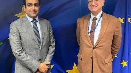 المبعوث الخاص لوزير الخارجية يجتمع مع مسؤولين من الاتحاد الأوروبي