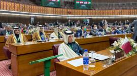 جانب من مشاركة وزير الدولة للشؤون الخارجية.