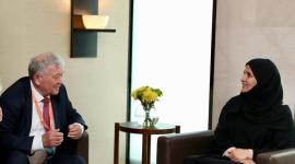 نائب رئيس مجلس الشورى تجتمع مع عدد من المسؤولين الدوليين