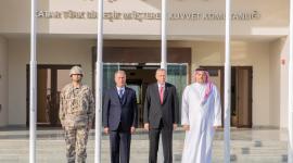 الرئيس التركي يزور قاعدة خالد بن الوليد العسكرية