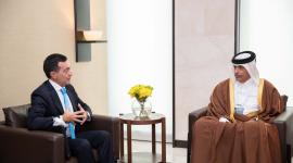 رئيس مجلس الشورى يجتمع مع عدد من المشاركين في اجتماع الجمعيات البرلمانية لمكافحة الإرهاب