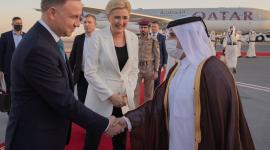 رئيس جمهورية بولندا يغادر الدوحة