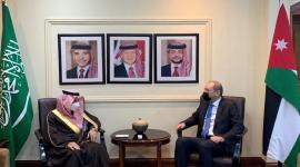 لقاء وزير الخارجية السعودي ونظيره الأردني