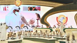 الشيخ جوعان يتوج الفائزين في بطولة "المزاين" في ختام مهرجان مرمي 2022