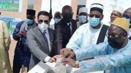 جانب من وضع حجر الأساس