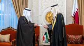سمو أمير البلاد المفدى يتلقى رسالة خطية من سمو أمير دولة الكويت الشقيقة