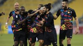 جانب من المباراة