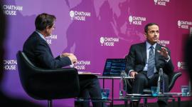 نائب رئيس مجلس الوزراء وزير الخارجية يشارك في جلسة نقاشية في لندن