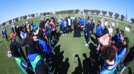 جانب من المشاركة في فعاليات اليوم الرياضي