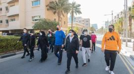 وزير الصحة تحتفل باليوم الرياضي للدولة