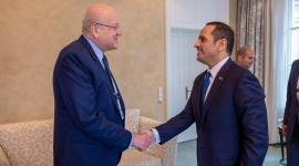 رئيس مجلس الوزراء اللبناني يستقبل نائب رئيس مجلس الوزراء وزير الخارجية