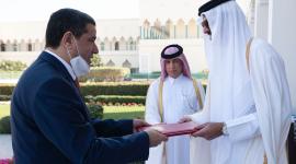 سمو الأمير يتسلم أوراق اعتماد خمسة سفراء جدد لدى الدولة