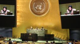 سعادة الشيخة علياء أحمد بن سيف آل ثاني المندوب الدائم لدولة قطر لدى الأمم المتحدة