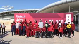 جانب من احتفال اللجنة الأولمبية باليوم الرياضي