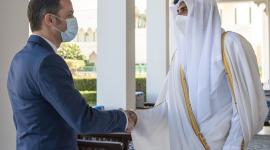 سمو الأمير يستقبل وزير خارجية سلوفينيا