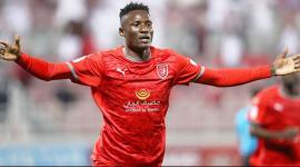 مايكل أولونغا مهاجم فريق الدحيل