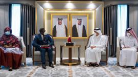 نائب رئيس مجلس الوزراء وزير الخارجية يجتمع مع وزير خارجية سيراليون