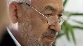 راشد الغنوشي رئيس البرلمان التونسي المجمد
