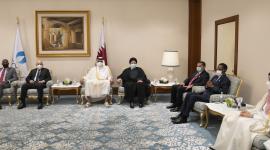 سمو الأمير يستقبل عدداً من أصحاب الفخامة والسعادة رؤساء الدول والحكومات والوفود المشاركة في القمة السادسة لمنتدى الدول المصدرة للغاز