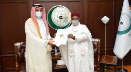 جانب من تسليم أوراق الاعتماد