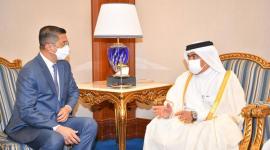 جانب من الاجتماع مع وزير التجارة الدولية والصناعة الماليزي