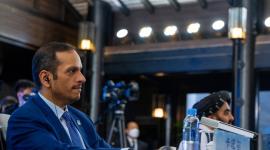 سعادة وزير الخارجية خلال مشاركته بمؤتمر دول جوار أفغانستان