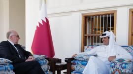 جانب من لقاء سمو الأمير مع رئيس الإيكاو