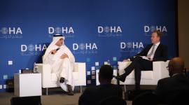 جانب من جلسات منتدى الدوحة