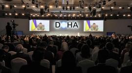 الرئيس الأوكراني في كلمته بمنتدى الدوحة عبر تقنية الفيديو