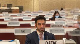 عبد الله بهزاد سكرتير ثالث بالوفد الدائم لدولة قطر بجنيف