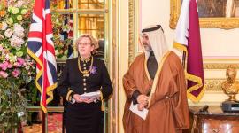 خلال تسلم اوراق اعتماد السفير فهد بن محمد العطية