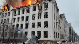 قصف روسي على المدن الأوكرانية