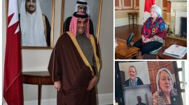 خلال تسلم اوراق اعتماد السفير خالد بن راشد المنصوري