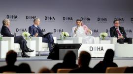 جانب من جلسات منتدى الدوحة