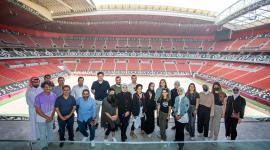 جانب من زيارة الوفد الكويتي