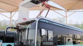 حافلات كهربائية في الخدمة